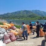 가평군, 청평 어촌계 환경정화작업