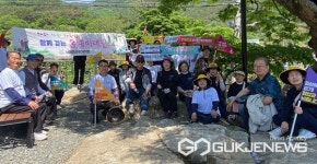 소요학파 남해읍 주민자치회, 바래길 걸으며 정기회의