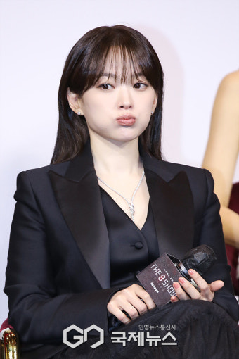 [GJ포토] 배우 천우희, '귀요미 매력'(넷플릭스 더 에이트 쇼)