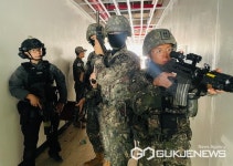 육군 39사단 용호여단 기동중대, 경남경찰특공대와 합동 전술훈련