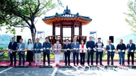 제천시, 청풍만남의광장 휴게쉼터 준공