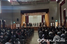 청주 한솔초등학교, 시각장애인 오케스트라 공연 열려