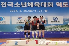 청주 원평중학교, 전국소년체전 역도 금2-은1-동1개 획득