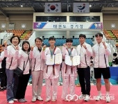 청주 서원중학교, 전국소년체전 태권도 금2-은1개 획득