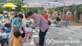 황규철 옥천군수, 이음상회 방문 주민과 소통