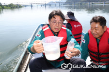 홍태용 김해시장, 김해 상수원 낙동강 시찰