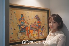 윤송아 작가의 작품으로 꾸며진 이태원 누베르서울 호텔