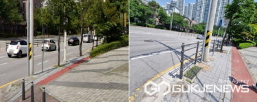 용인시 상하동, 보행자 안전 울타리 설치