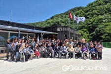 영동군 학산면 도덕리경로당 준공식 열려