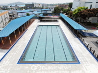 동두천 시민회관 실외 수영장 6월 25일~ 8월4일까지 개장.