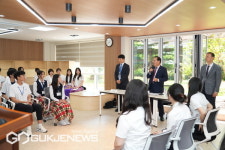 하윤수 부산교육감, 양운고 학생회와 소통 시간 가져