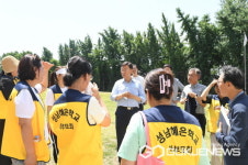 신상진 성남시장, 혜은학교 장애학생들 안전한 야외수업 가능해져