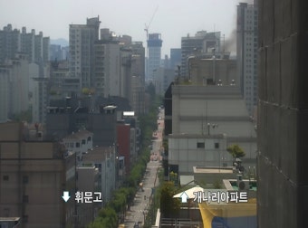 [실시간 포토] 서울 역삼동 아이파크 아파트 화재 '검은연기 자욱'