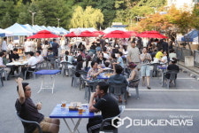 이상일 용인시장 보정동 카페 문화거리가 맥주 페스티벌로 사랑 받기를 희망