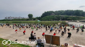 가흥1동, 한마음 서천 걷기대회 열려