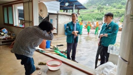 영양군, 폭우피해 가구 복구 지원 나서
