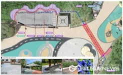 남해군, 기후변화 대응 남산공원 물길쉼터 조성