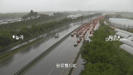 [속보]고양 제2자유로 교통상황, 집중 호우로 양방향 통행 전면 통제