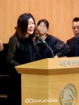 [GJ포토]유지나, 故현철 영결식 오열 속에 애도