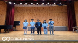 봉화고등학교, 오상원 장학증서 전달식 진행