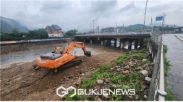 동해시, 홍수대비 8억 투입...하도 정비 추진