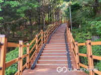 용인시 수지구, 대지산 등산로 등 3곳의 도시환경 정비