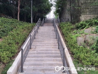 용인시 수지구, 대지산 등산로 등 3곳의 도시환경 정비