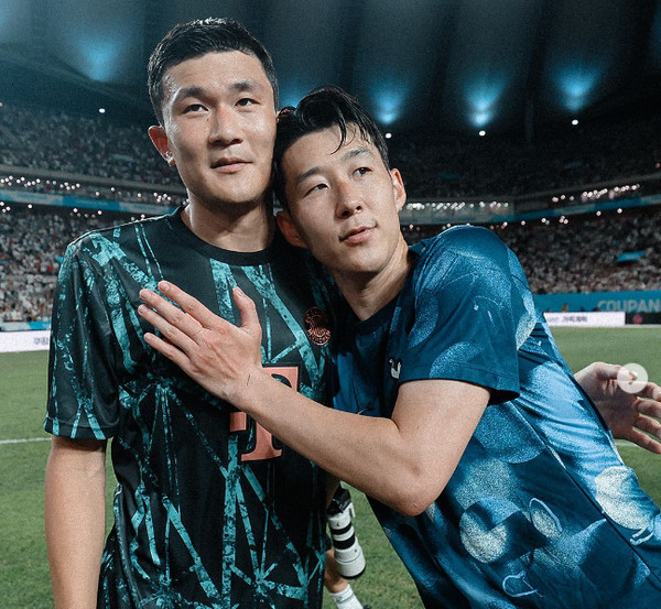 토트넘, 김민재 영입 관심…손흥민과 함께 한국 축구 충격의 듀오될까