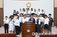 진주시의회, 한일 청소년 교류단 만나 글로벌 역량 배양 주문