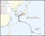 태풍산산 하천 범람 경계레벨5, 11호태풍경로 발생여부→9월초예상