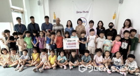 오포능평어린이집, 능평동에 이웃돕기 성금 158만5천600원 기탁