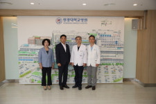 익산시의회 의장단, 원광대학교병원·익산병원 방문