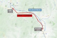 중부내륙고속도로 양평방향 문경새재IC~연풍IC 14km 구간 야간 전면차단