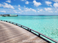 [국제포토] 그림같은 몰디브 섬에서 허니문!