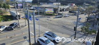 용인시, 차량 회차 쉽도록 백암면사무소사거리 회전교차로로 교체