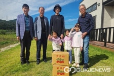 음성군 소이면 비산1리 비석마을, 귀촌 환영행사 눈길