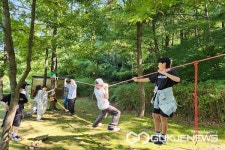 청주 중앙초등학교, 자녀와 힐링하는 숲체험 행사 가져