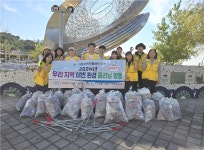 기장지역자활센터 2024년 우리 지역 해변 환경 클리닝 활동 참여