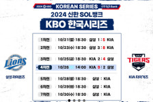한국시리즈 일정 