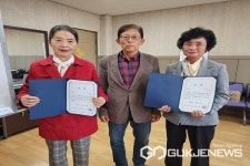 옥천 안내 행복한학교, 충북 성인문해교육 시화전 공모 우수상 수상