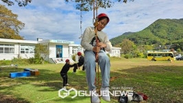 영동 양산초등학교, 천태산 생태환경교육 실시