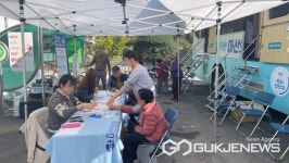 의령군 봉수면사무소에서 찾아가는 마산의료원 무료 검진사업