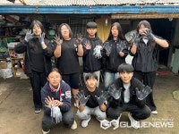 보은 속리산중학교, 연탄나눔 봉사활동 펼쳐