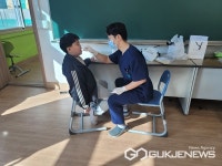 음성 청룡초등학교, 음성군보건소 구강관리사업 참여