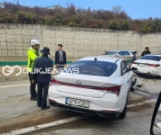 포천고속도로 선단IC 인근서 5중 충돌 사고 발생