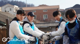 경북항공고등학교, 영주 지역 독거노인을 위한 연탄 봉사 실시