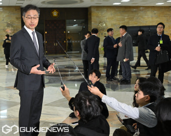 입장 발표하는 최재해 감사원장