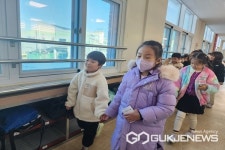 청주 옥산유치원, 옥산초등학교 방문