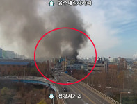 [현장사진] 인천 가좌동 공장 화재 실시간모습 대응1단계