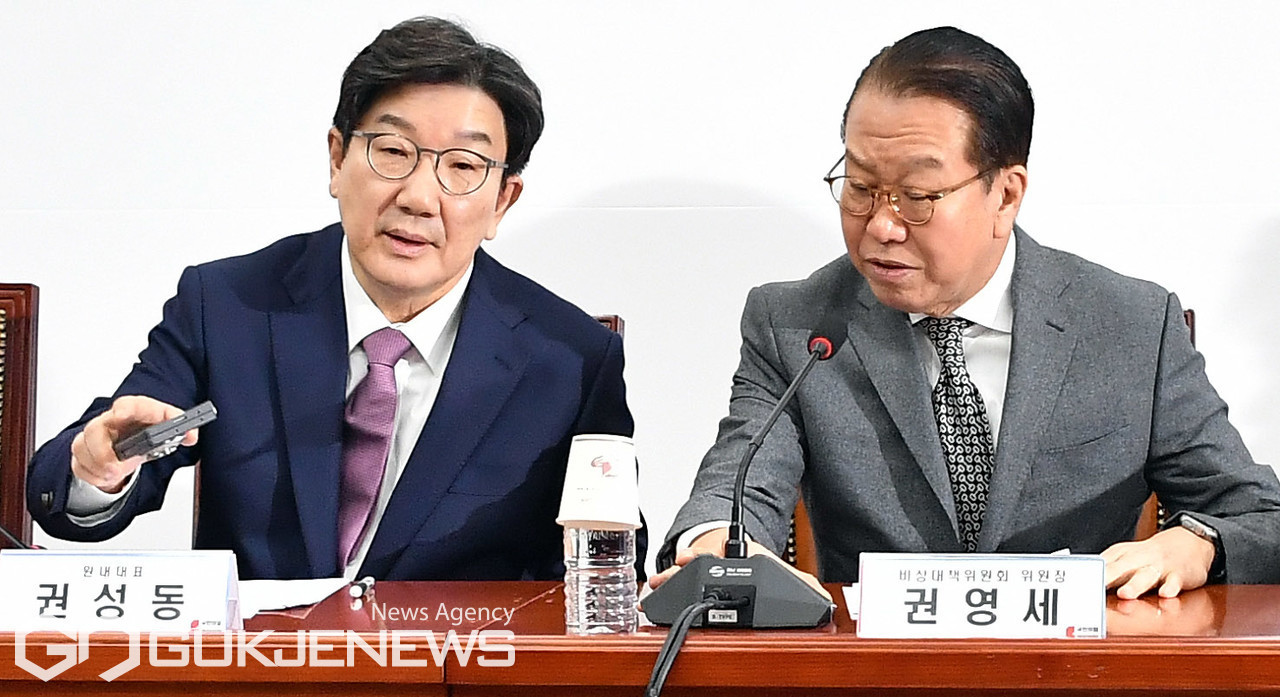 국민의힘, 대통령 선거 위한 선관위 발족 결정과 권영세-권성동 재신임 확인 